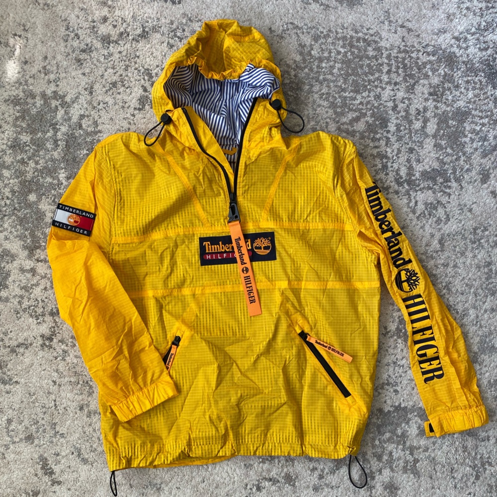 TOMMY HILFIGER X TIMBERLAND POP OVER JACKET Medium - Yellow